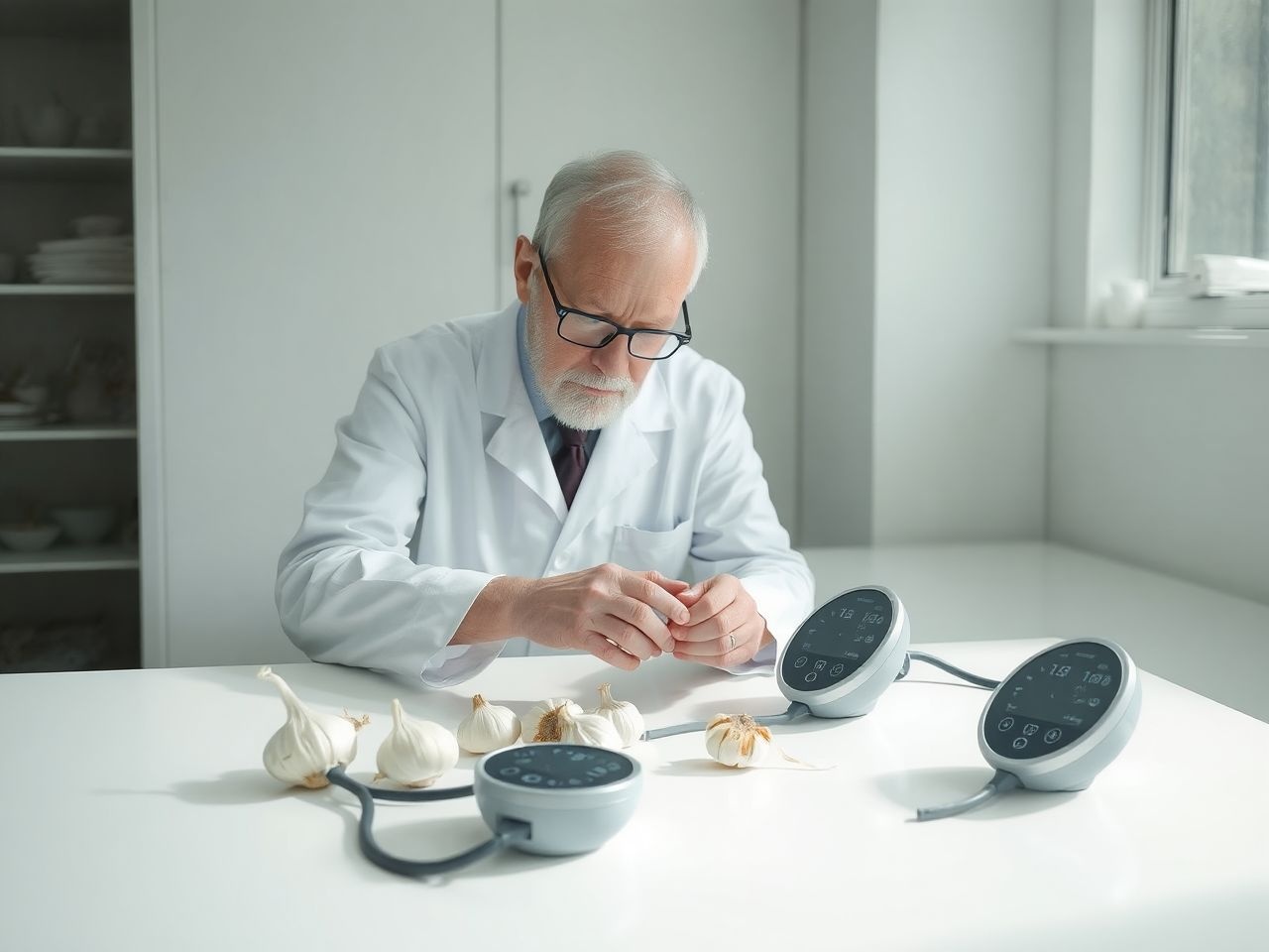 A fokhagyma allicinjai serkentik az érrendszer tágulását.