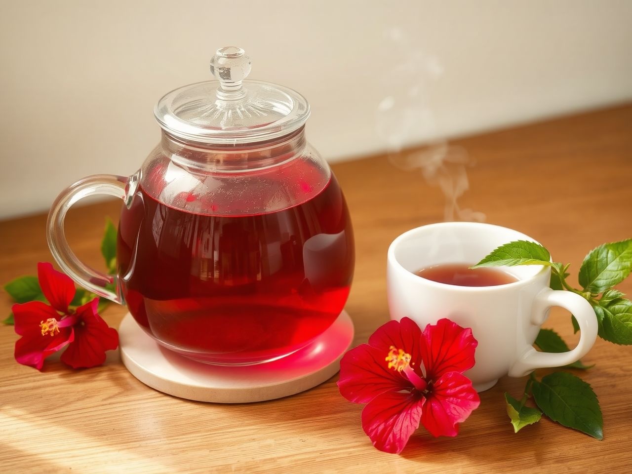 A hibiszkusztea fogyasztása segíthet természetesen csökkenteni a vérnyomást.