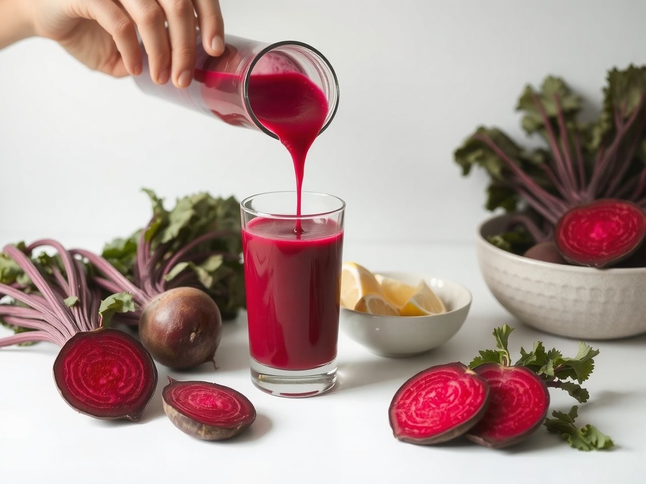 A céklalé fokozza az állóképességet és csökkenti a vérnyomást.