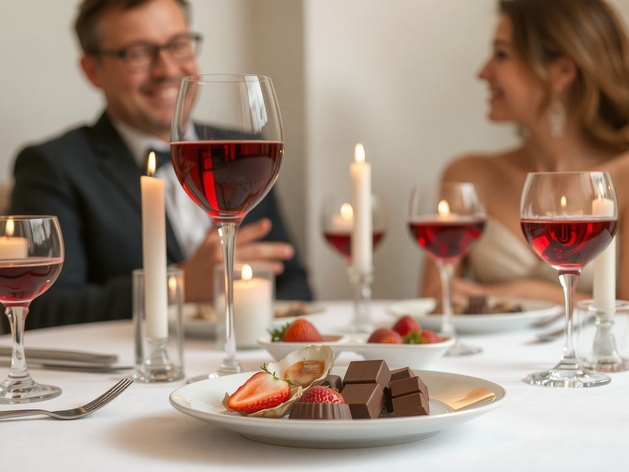 Az afrodiziákumok emelik a romantikus vacsora varázsát.