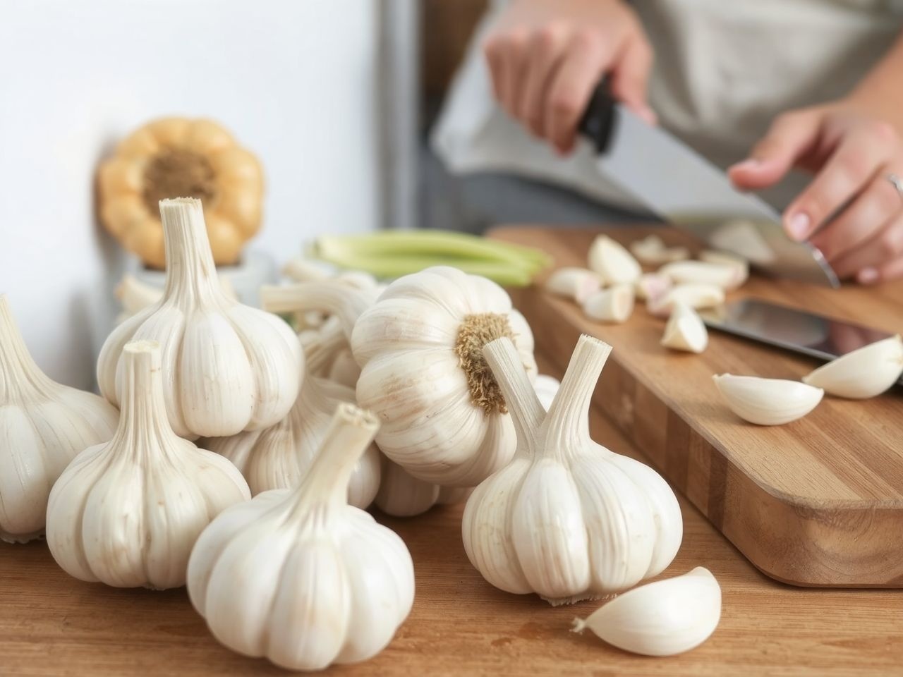 A fokhagyma erősíti az immunrendszert és gazdag ízt ad.