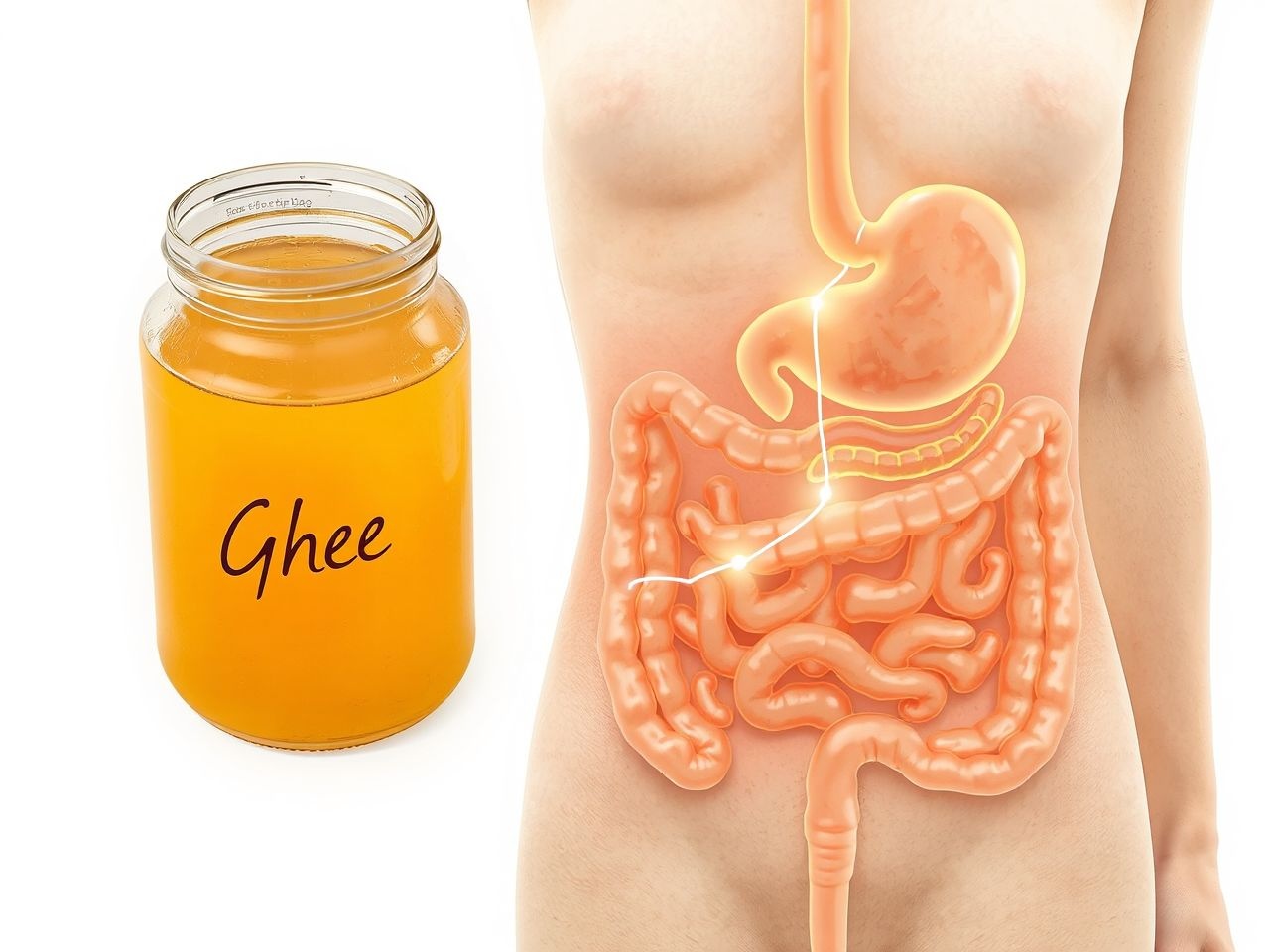 A ghee támogatja a bél-bőr tengely egészségét és gyógyulását.