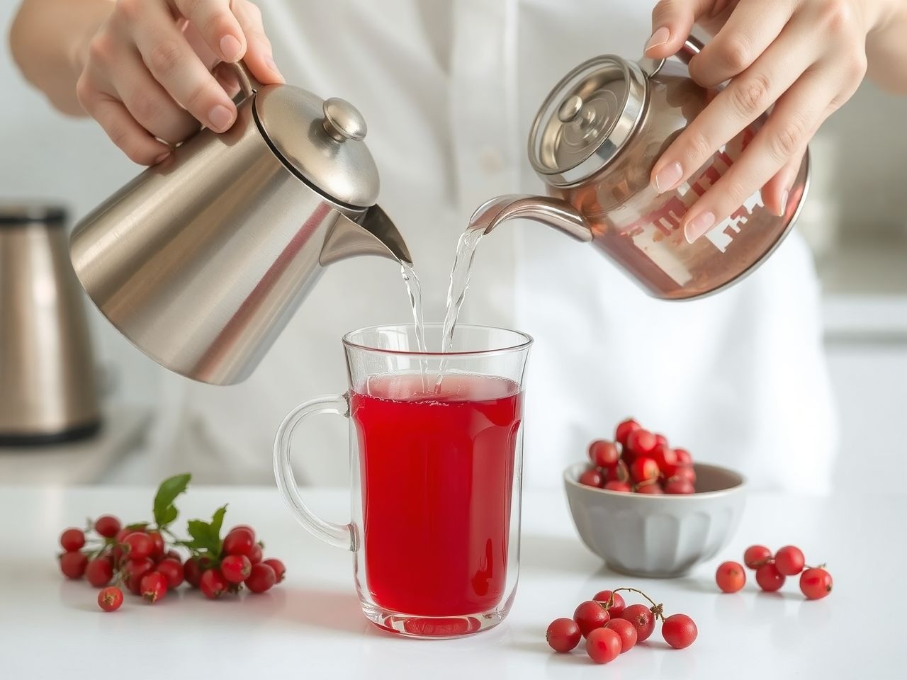 A csipkebogyó tea készítéséhez sose forrázzuk túl hosszú ideig.