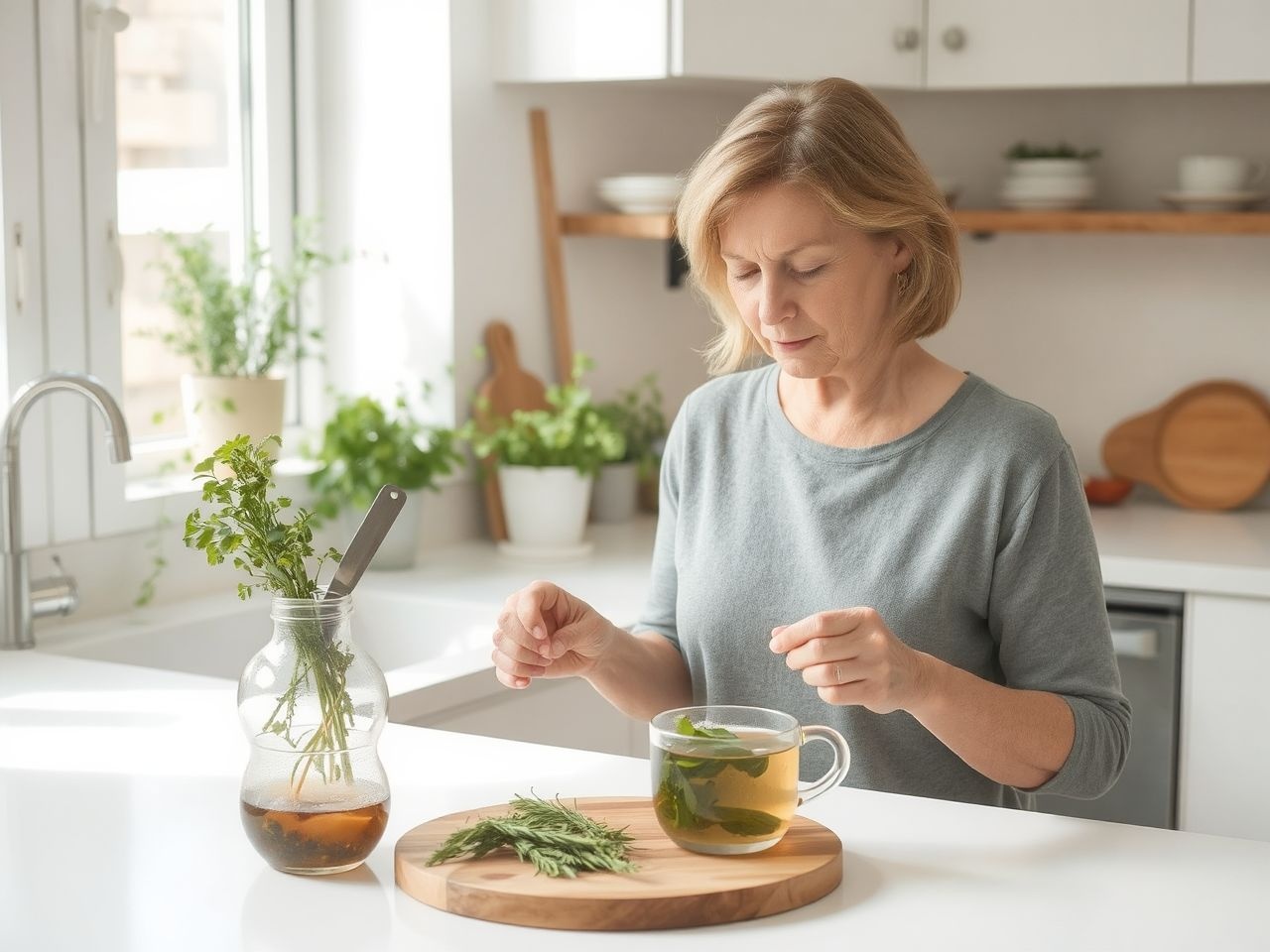 Rendszeres mozgás és stresszcsökkentés fokozza a gyógynövények hatását.