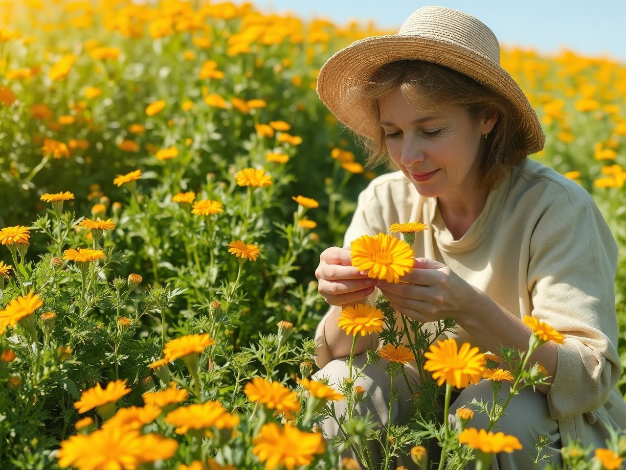 A körömvirág fenntartható beszerzése támogatja a helyi közösségeket.