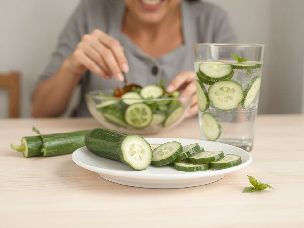 Az uborka alacsony kalória, segíti a tartós kalóriadeficitet.