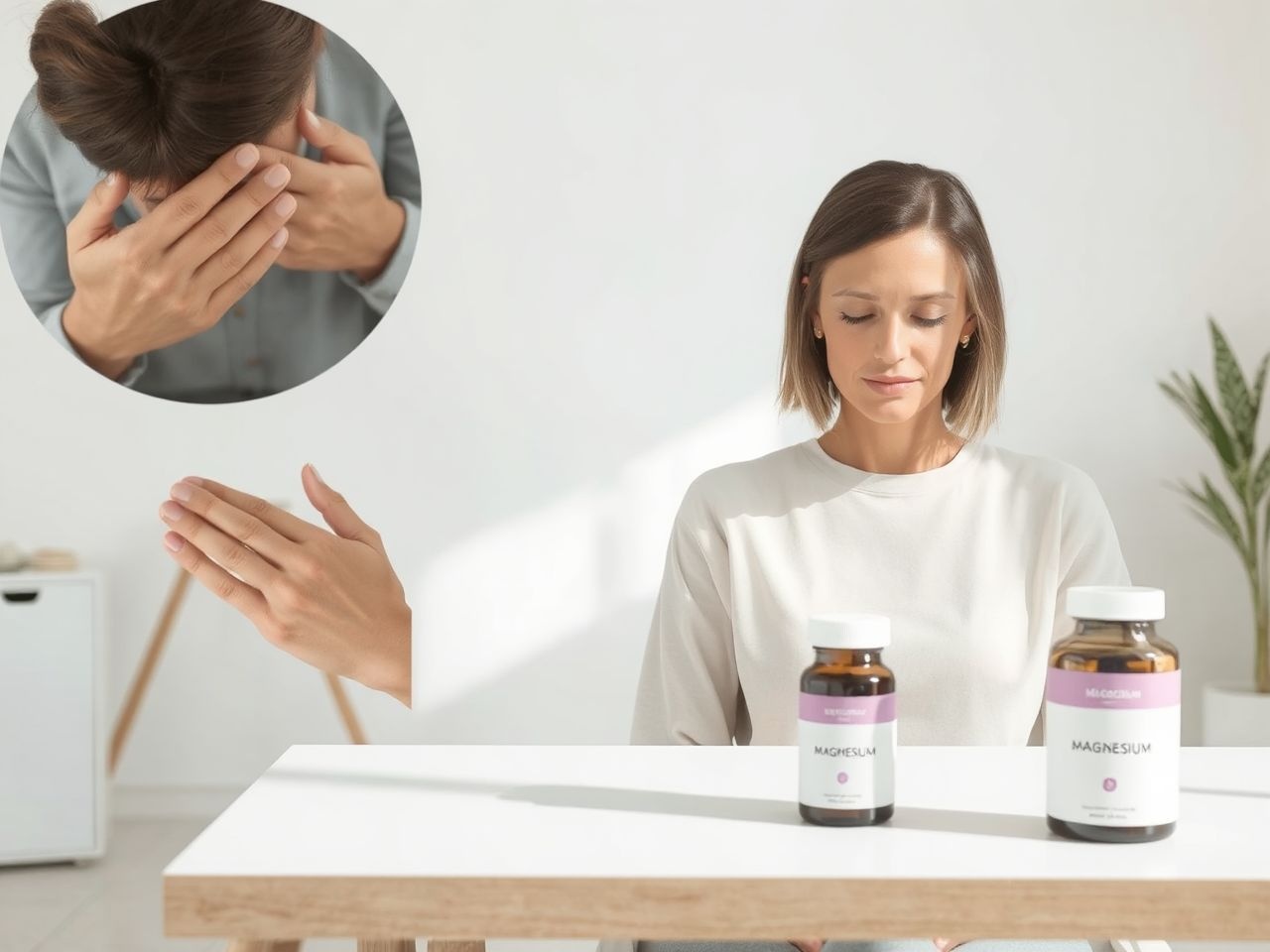A magnézium csökkenti a migrénes fejfájás és izomgörcsök gyakoriságát.