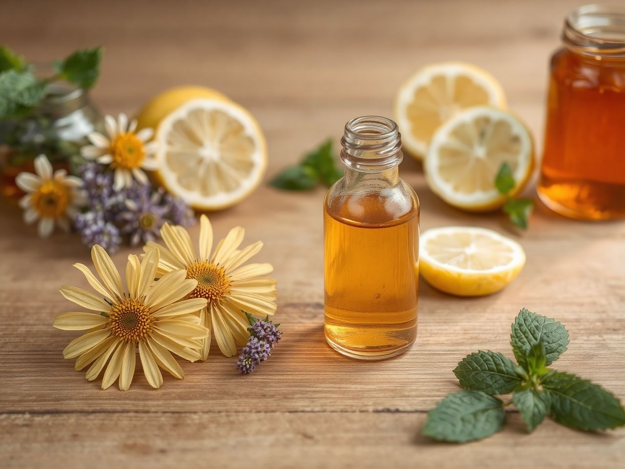 Az echinacea tinktúrához méz és citrom is adható hatásfokozásért.