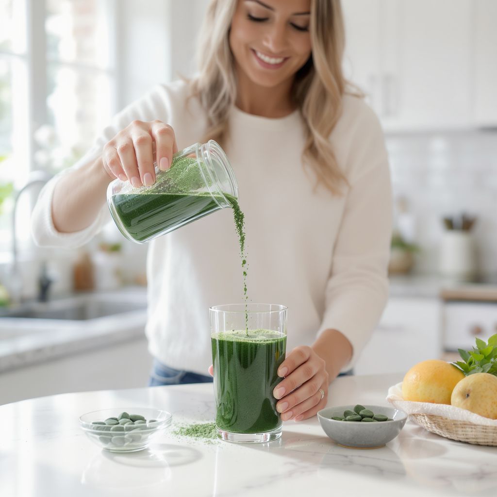 A chlorella napi adagja 3-5 gramm javasolt.