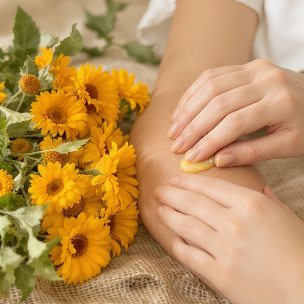 A körömvirág erős gyulladáscsökkentő és sebgyógyító hatású.