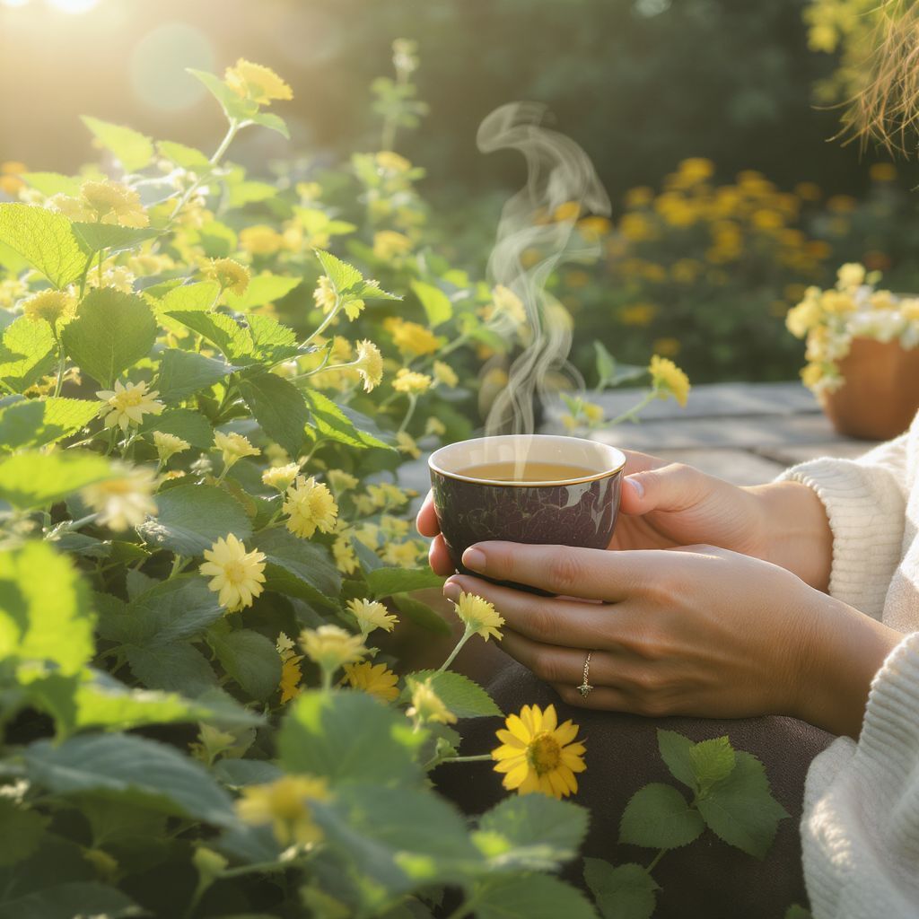 A citromfű tea segít a stressz csökkentésében.