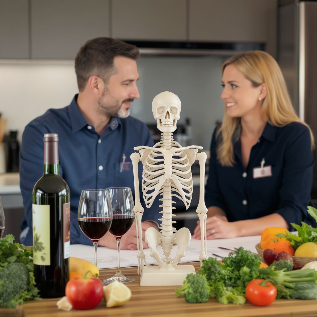 A vörösbor segíti a csontok ásványi anyagbevitelét.