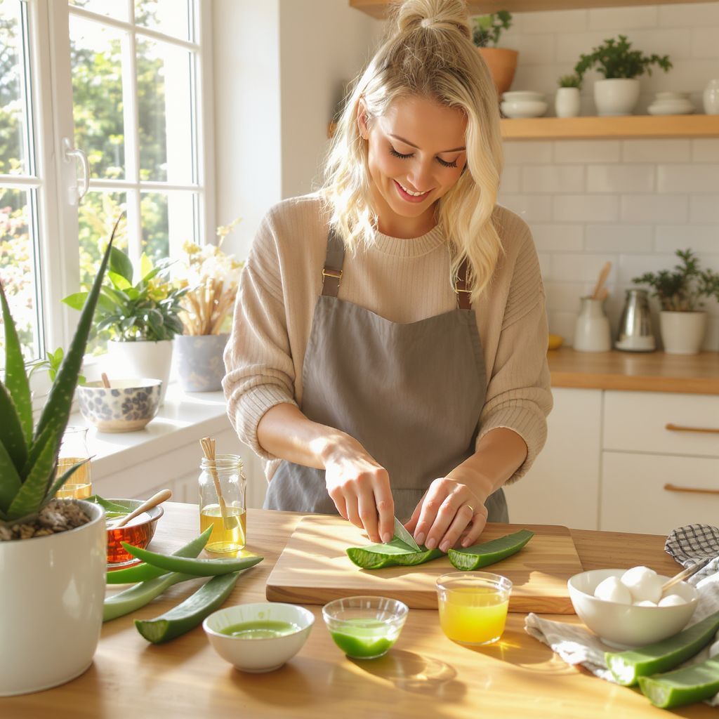 Aloe vera gélje csodás bőrápoló és sebgyógyító hatású.
