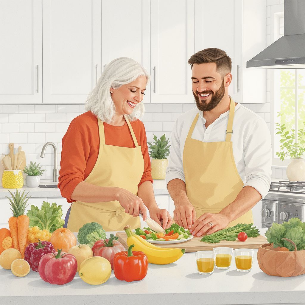 Az egészséges étrend kulcsfontosságú a bélflóra egyensúlyához.