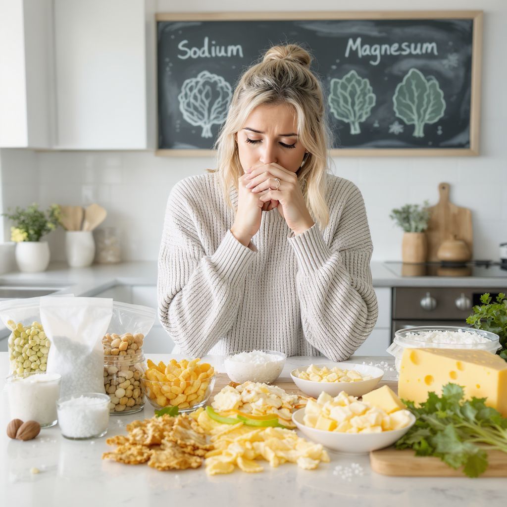 A magas nátrium és kalcium csökkenti a magnézium felszívódását.