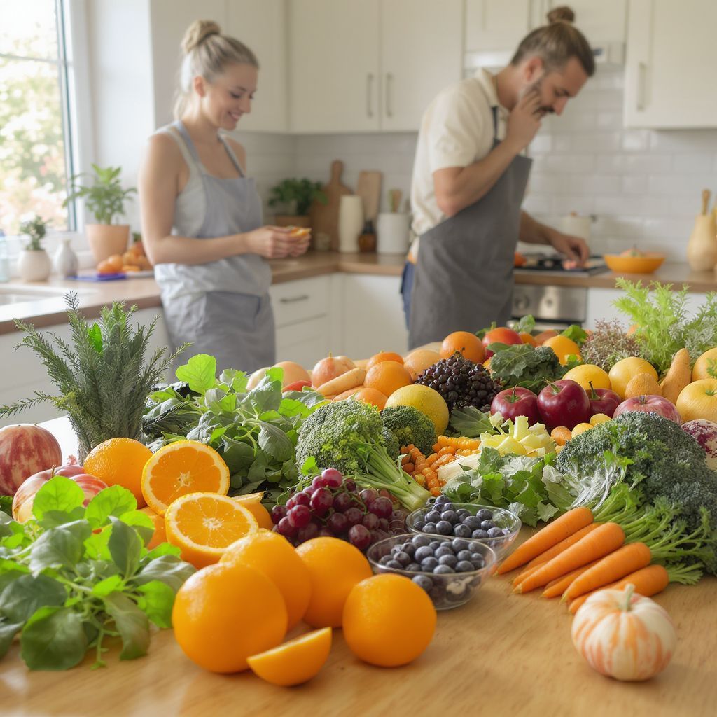 A változatos táplálkozás biztosítja a szükséges vitaminokat.