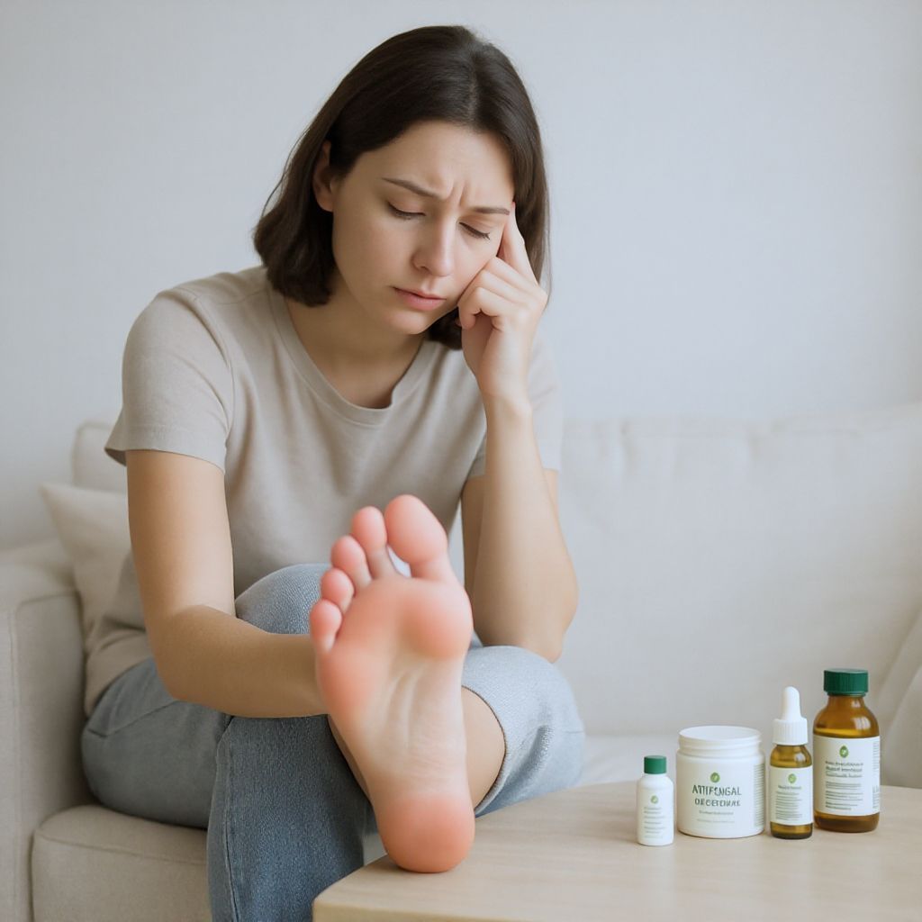 A tünetek kezelése nem szünteti meg a gomba okát.