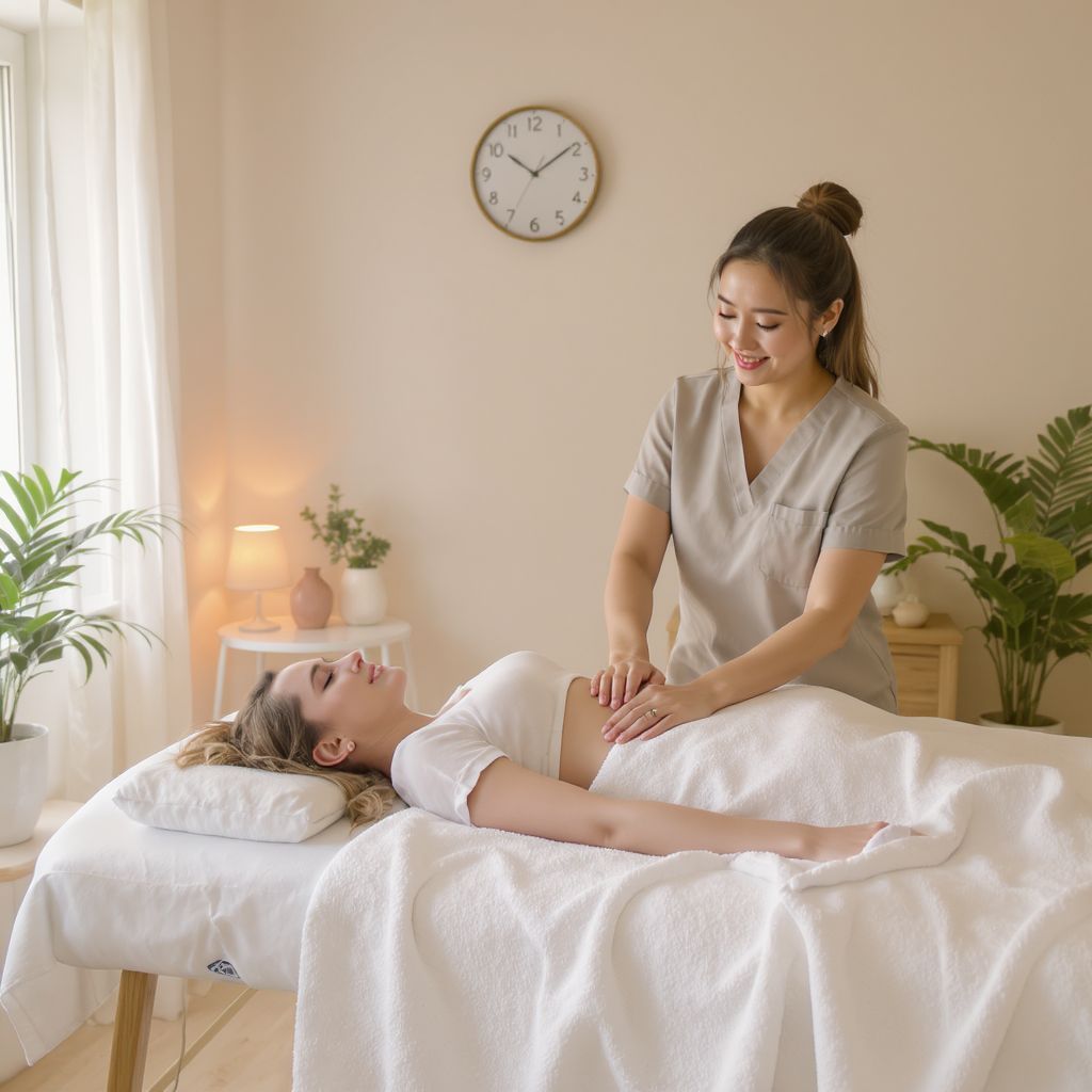 A masszázs hetente többször ajánlott az optimális eredményért.