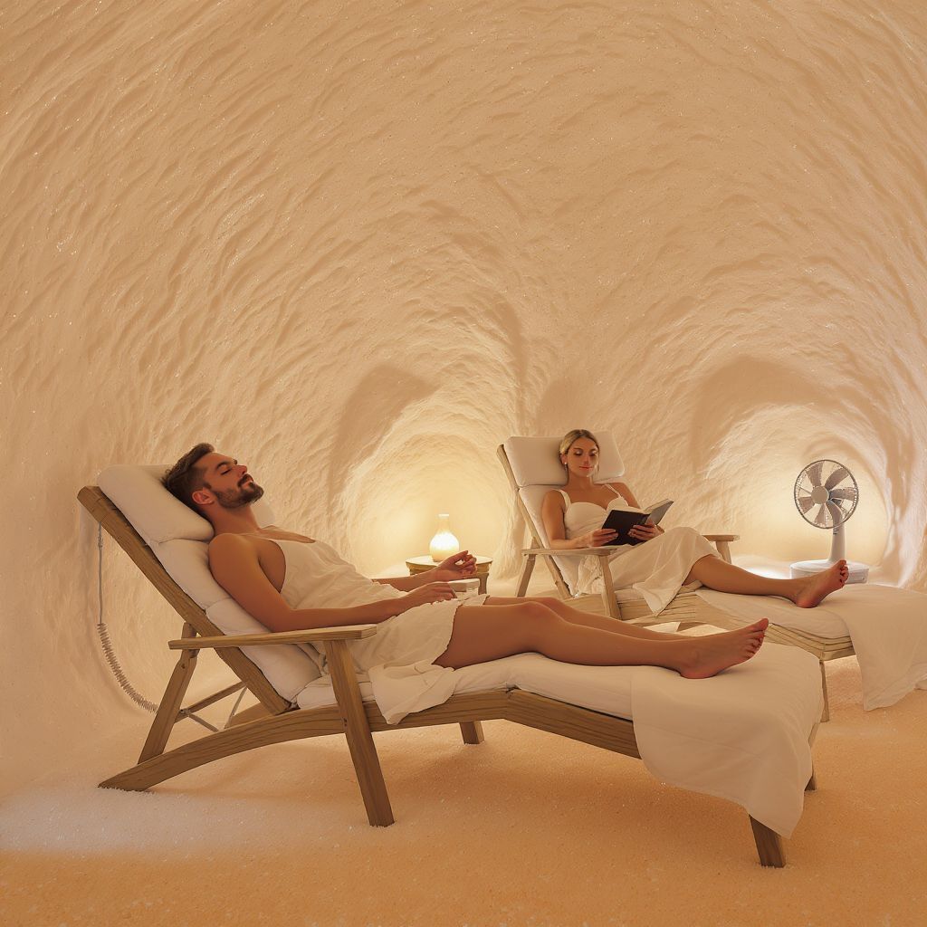 A sóterápia különböző típusai javítják a légzőrendszert.