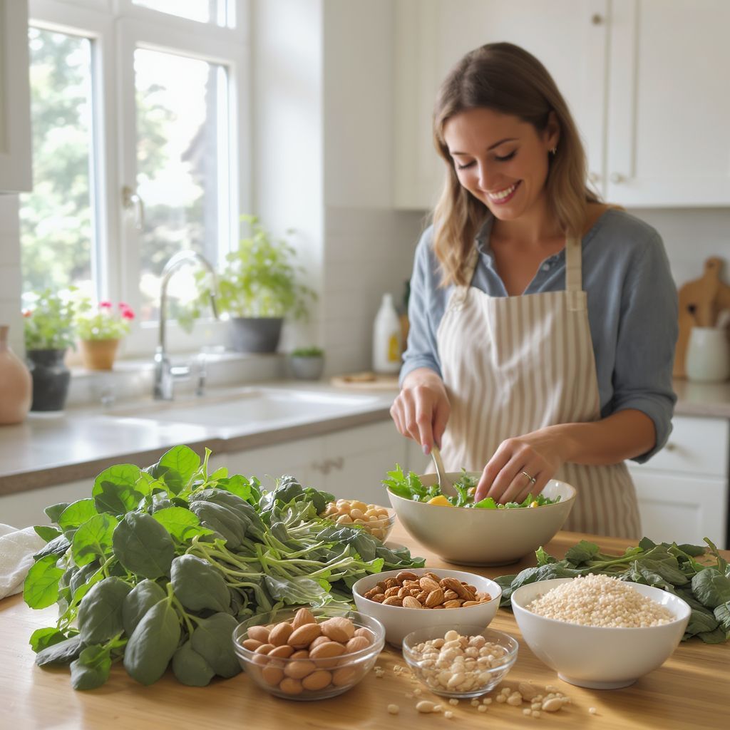 A zöld leveles zöldségek gazdag magnéziumforrások az étrendben.