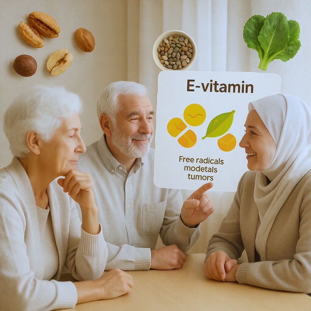 Az E-vitamin antioxidáns hatása vitatott, de fontos.