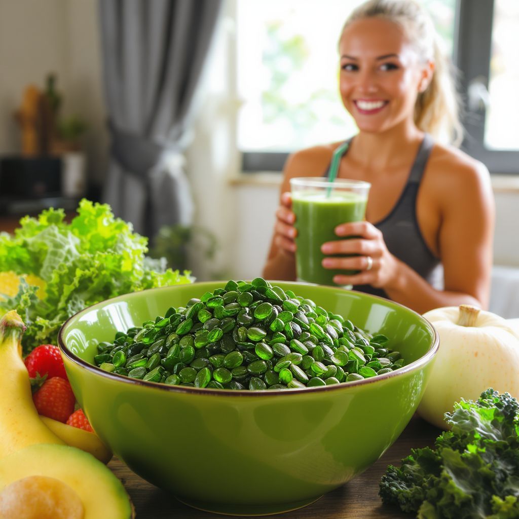 A chlorella több mint 20 különböző vitamint tartalmaz.