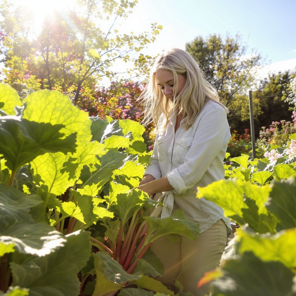 A rebarbara áprilistól júniusig a legízletesebb.