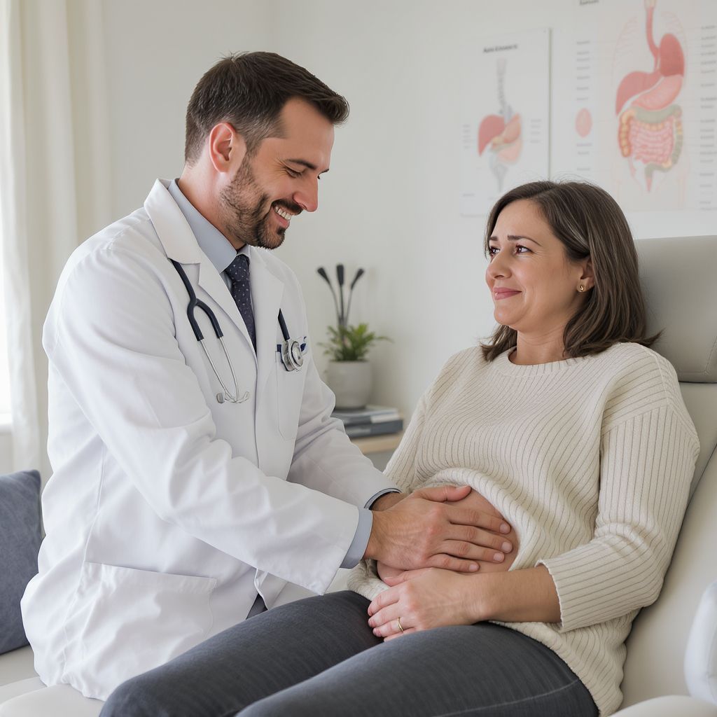 A sérv diagnosztizálásához gyakran ultrahangos vizsgálat szükséges.