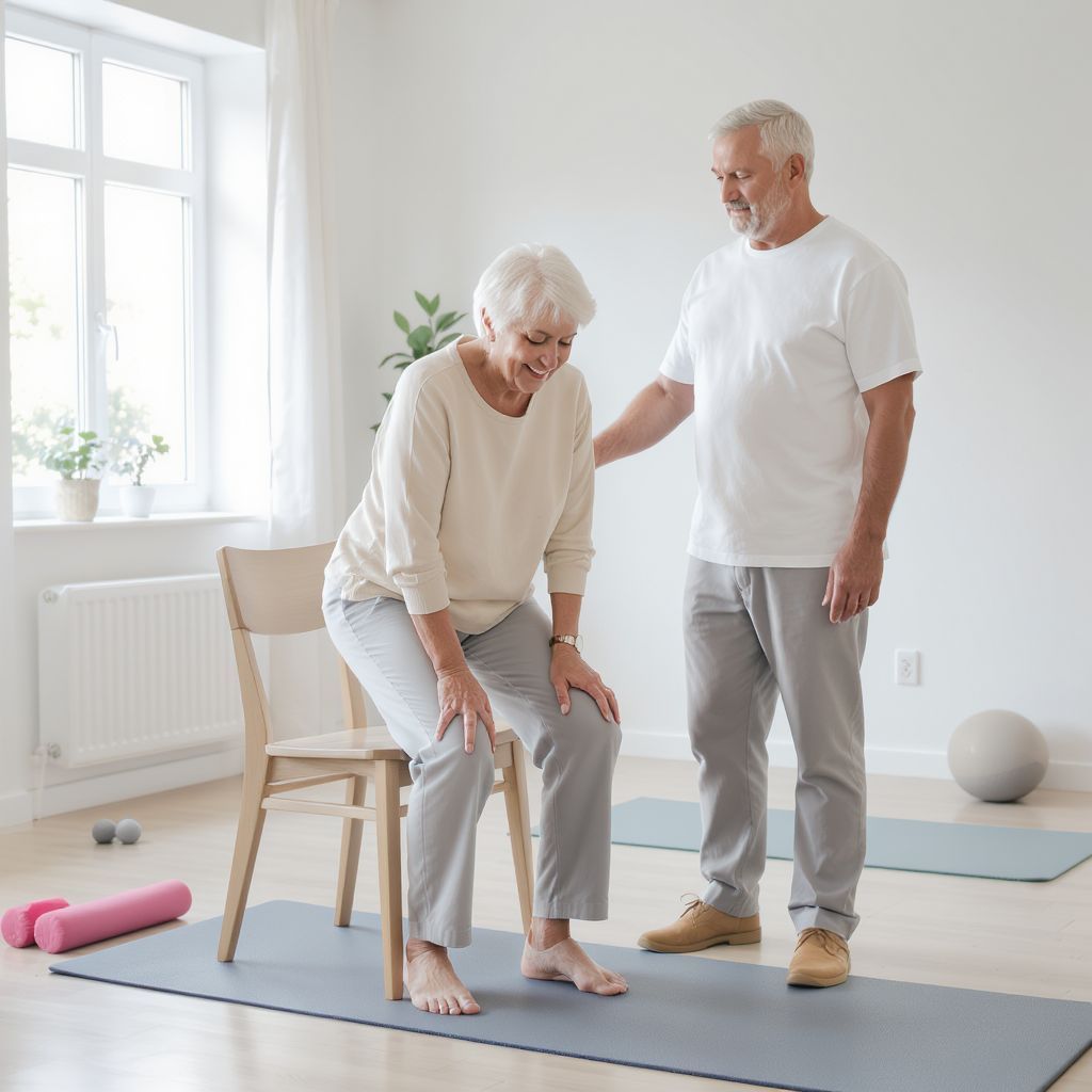 Időskorban a szakember segíthet a sérülések elkerülésében.