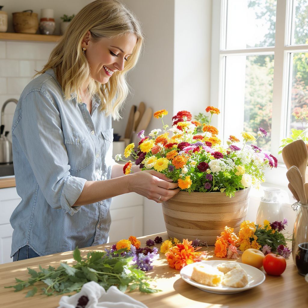 Az ehető virágok minden része nem mindig fogyasztható.