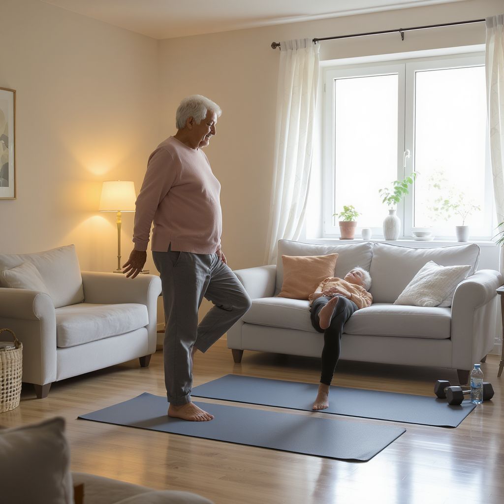 Az egyensúlygyakorlatok csökkentik az esések kockázatát időseknél.