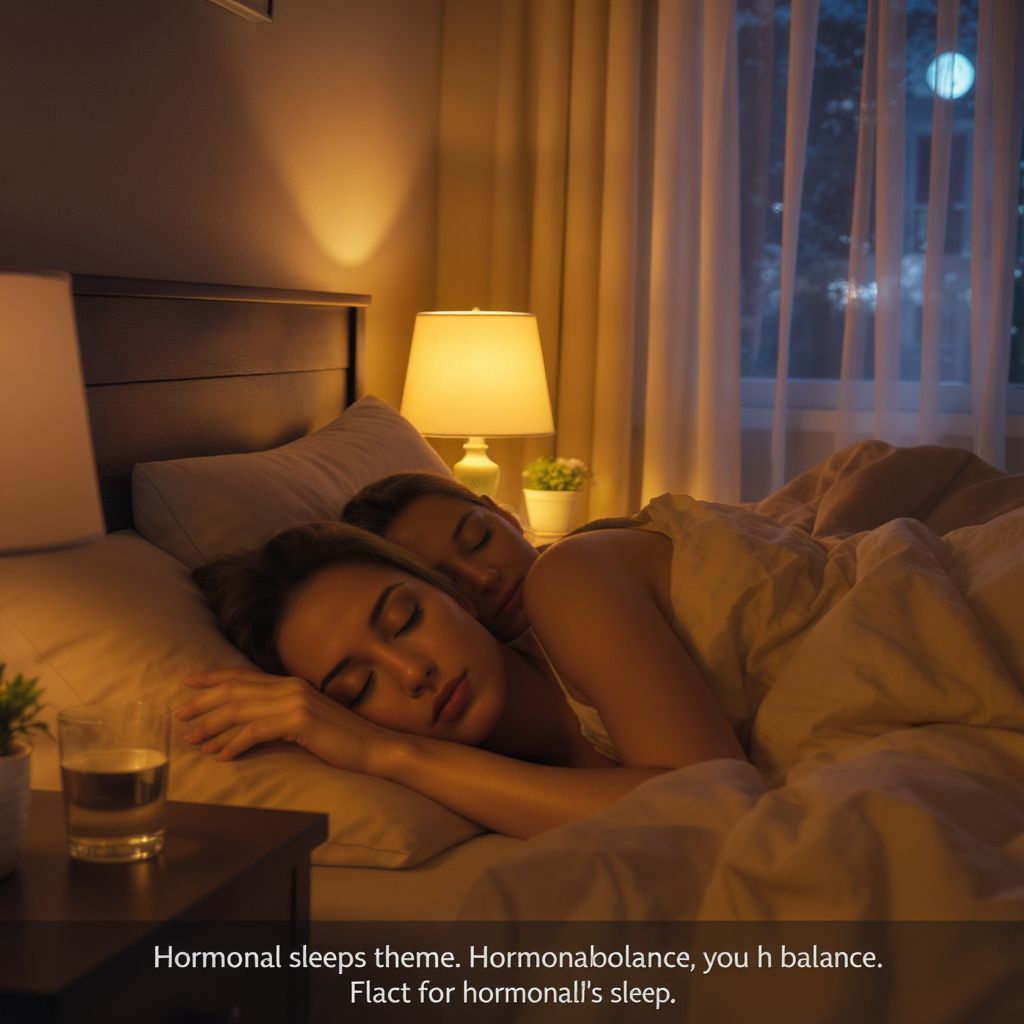 A hormonális egyensúly kulcsfontosságú az egészséges alváshoz.