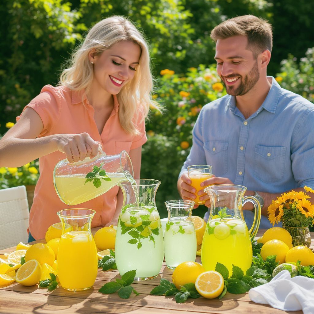 Frissítő gyógynövényekkel készült limonádé a nyári melegre!