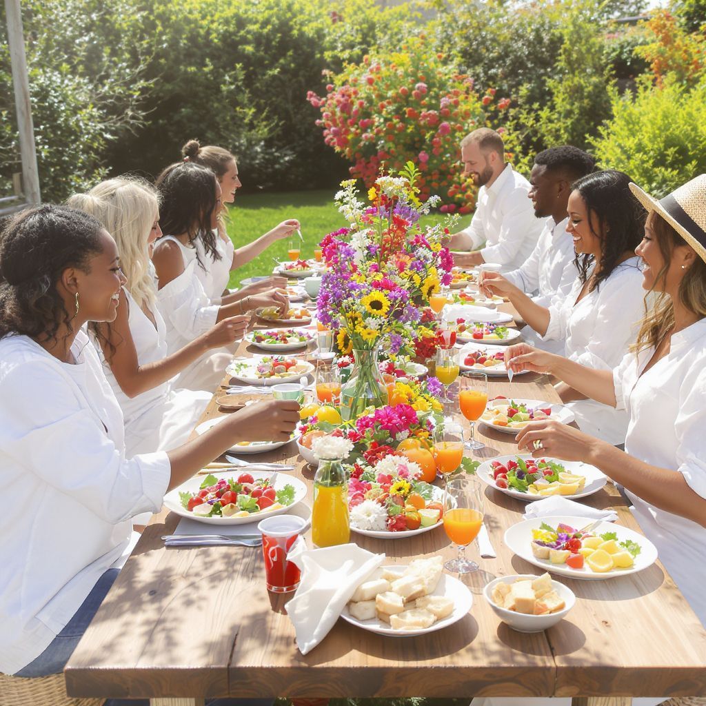 Ehető virágokkal díszített saláták frissítő ízeket kínálnak.