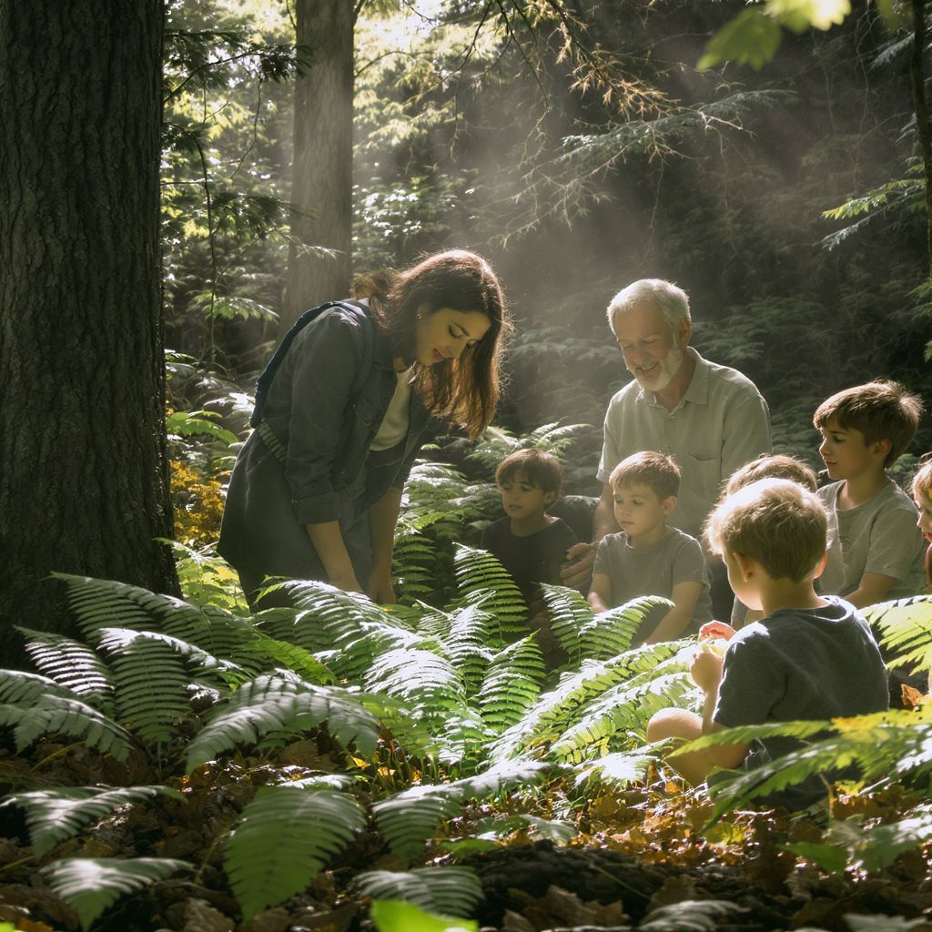 A páfrányok hiedelem szerint védelmet nyújtanak a szellemek ellen.