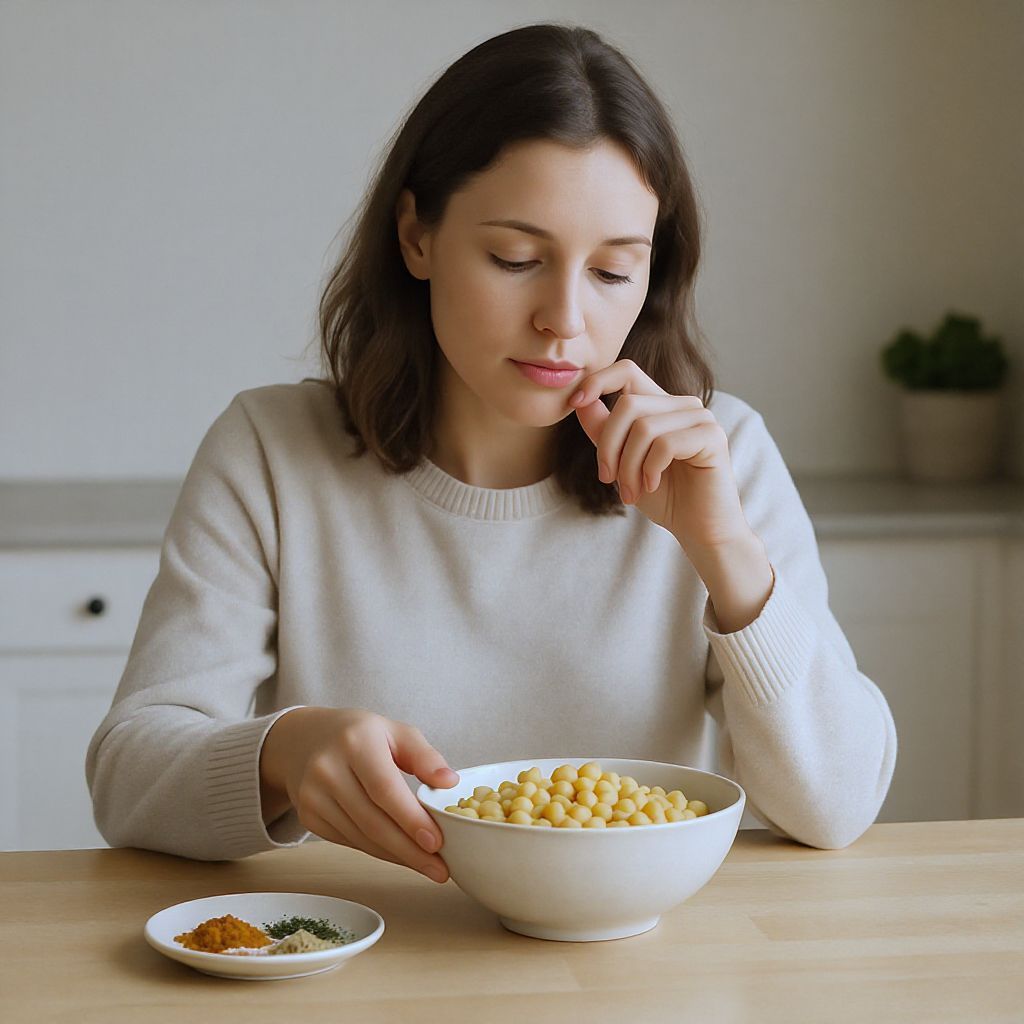Csicseriborsó fogyasztása allergiás reakciót okozhat egyeseknél.