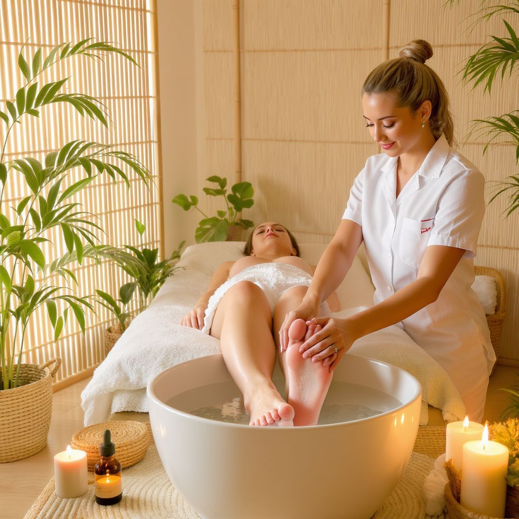 A reflexológia stimulálja a belső szerveket a talpon.