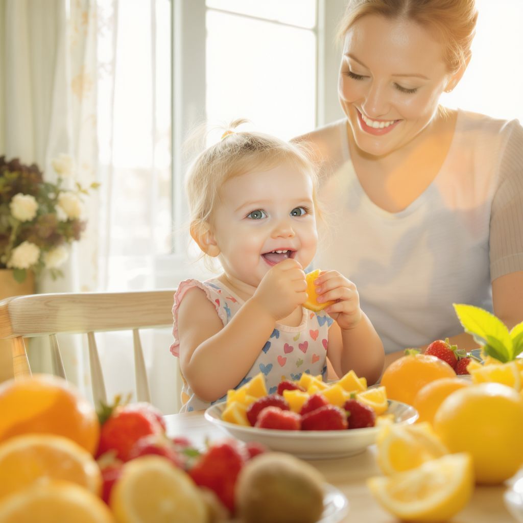 A C-vitamin segít a gyermekek immunrendszerének erősítésében.