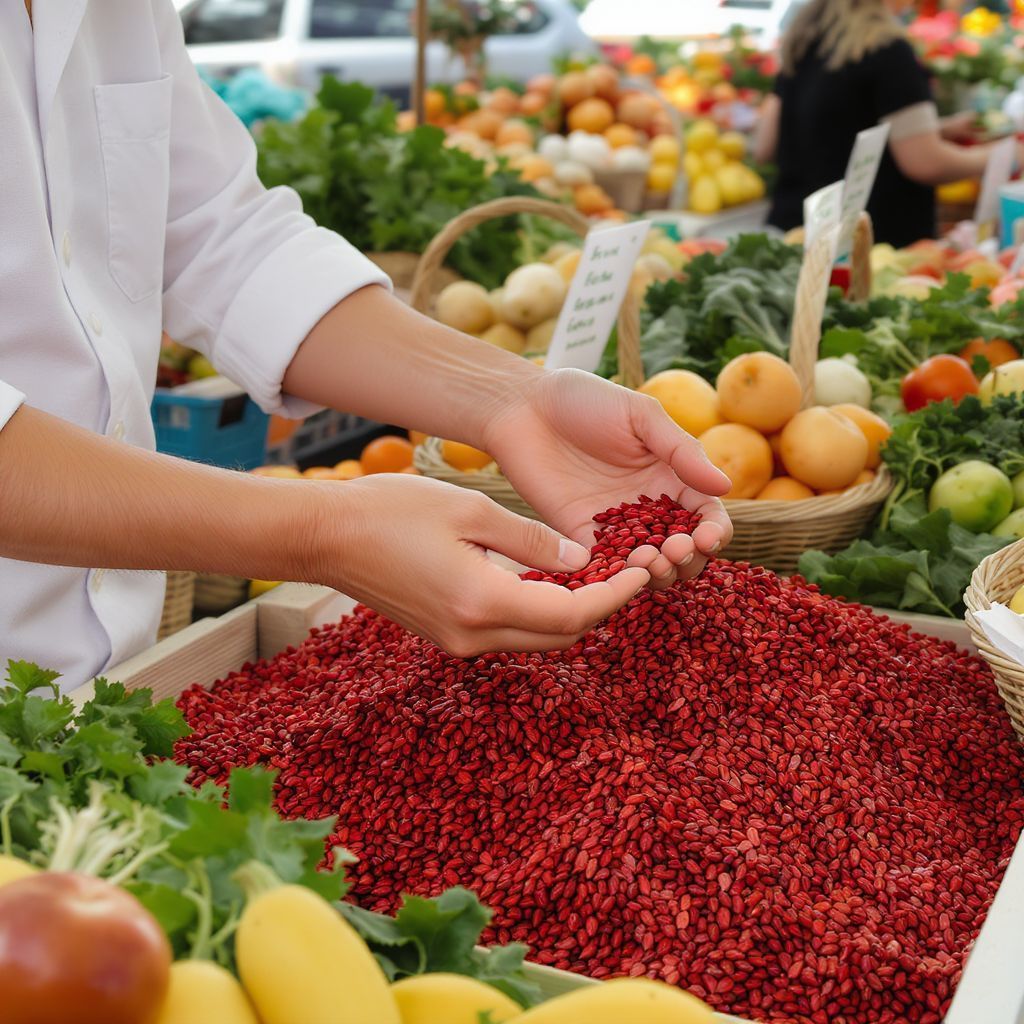 Friss goji bogyót válassz, egyenletes színű legyen!