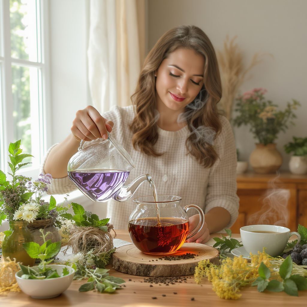 A jávai tea és gyógynövények erősítik a méregtelenítést.