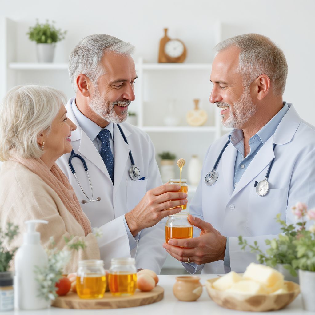 A méz antibakteriális hatása támogatja a sebek gyógyulását.