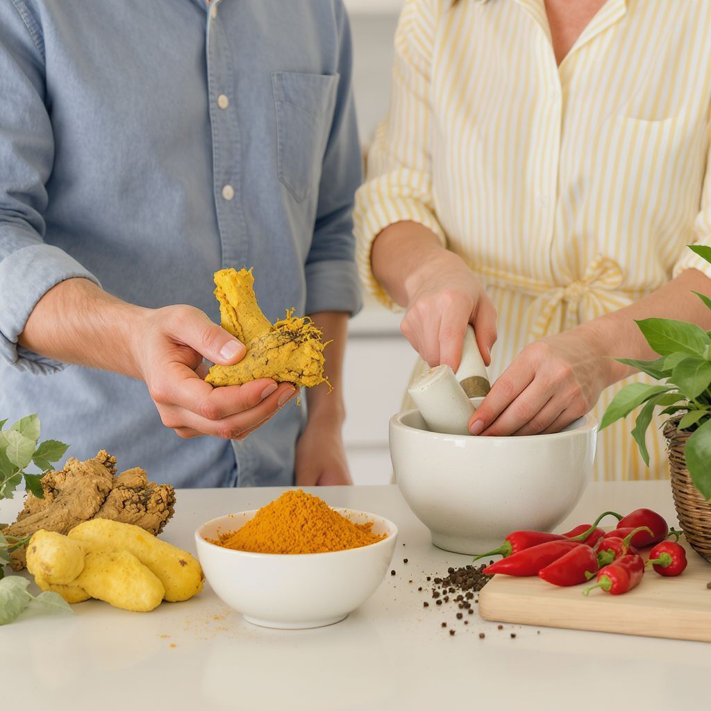 A kurkumin és piperin együtt 2000%-kal növeli a hatást.