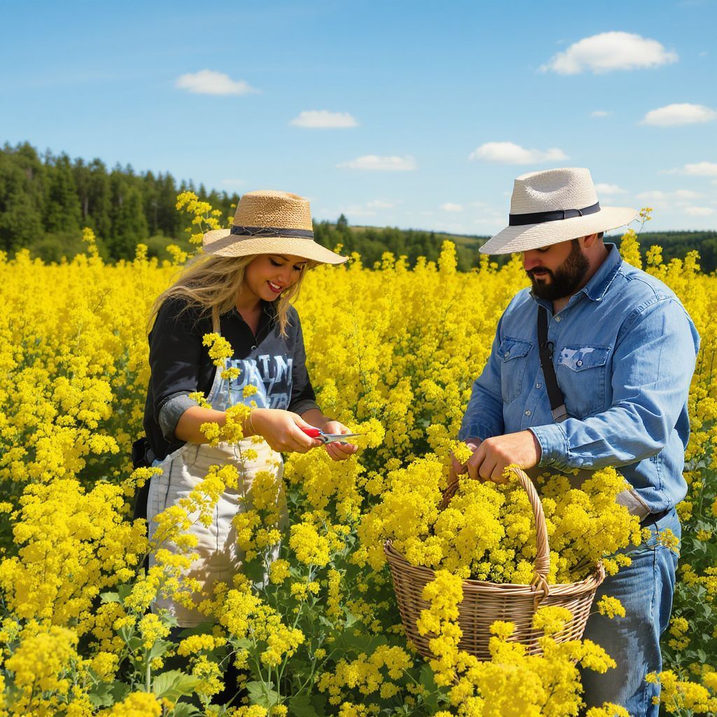 Az aranyvessző feldolgozása gyógynövényeként széleskörű használatot nyer.