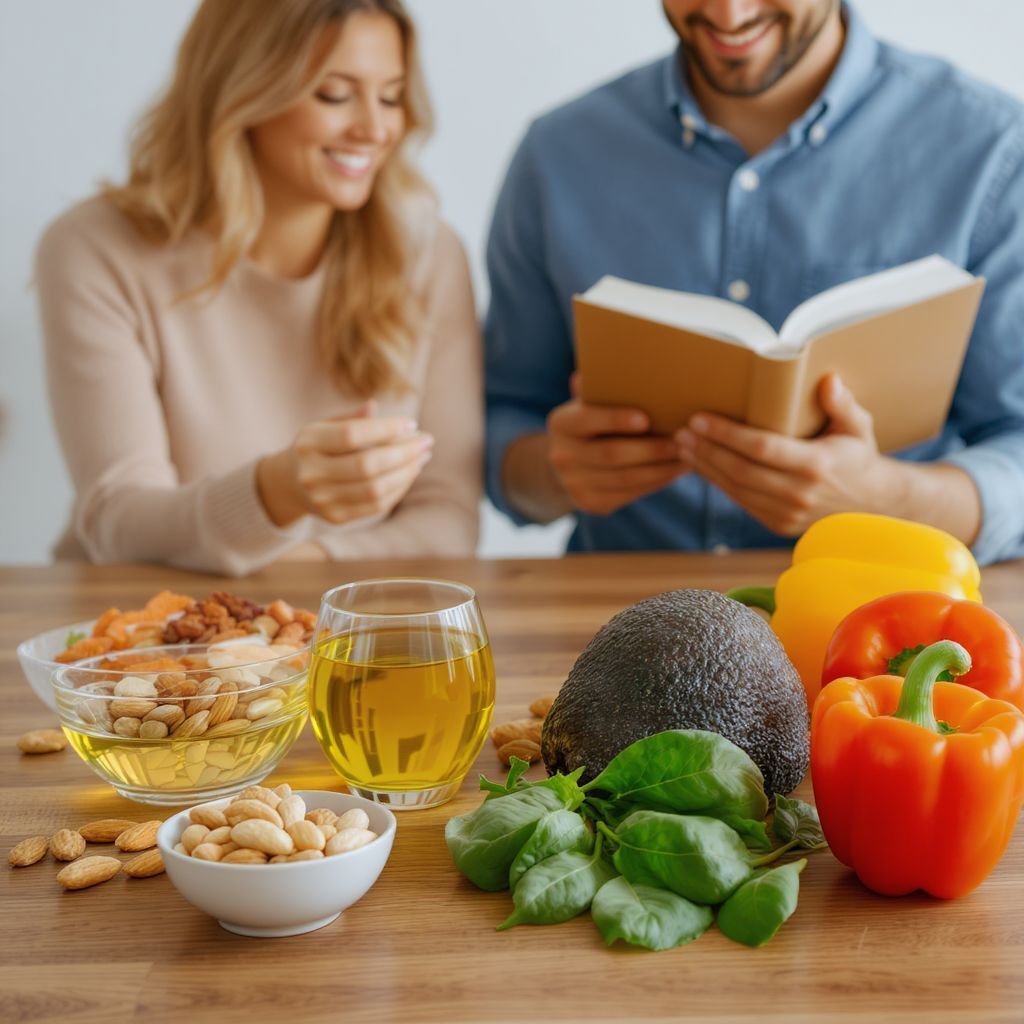 Az E-vitamin gazdag forrásai a diófélék és zöldségek.