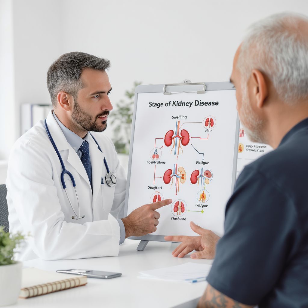 Az elhízás súlyosbítja a vesebetegségek tüneteit és stádiumait.