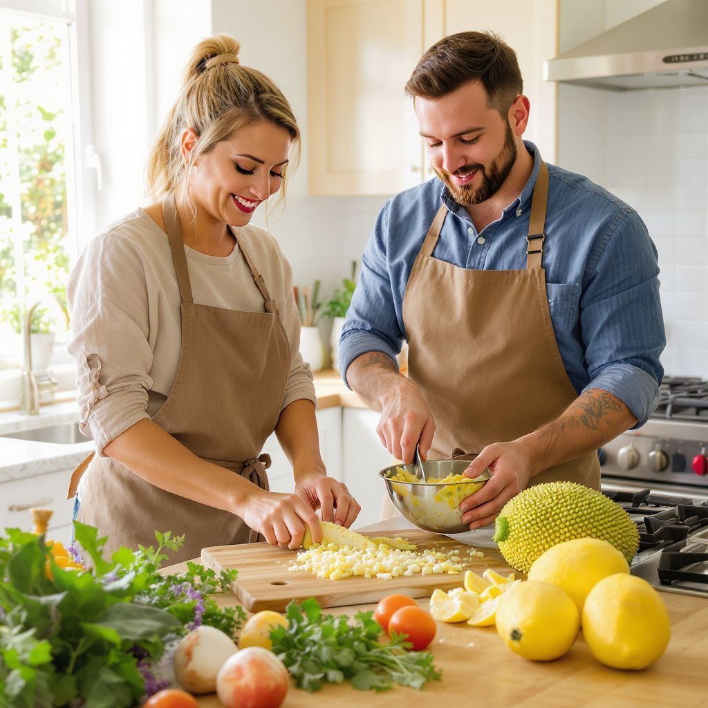 Az éretlen jackfruit húsos állaga húsalternatívaként is használható.
