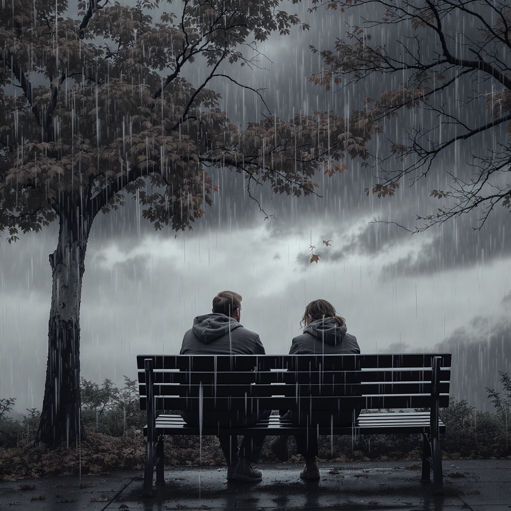 A napfény javítja a hangulatot, míg a felhőszakadás ront.