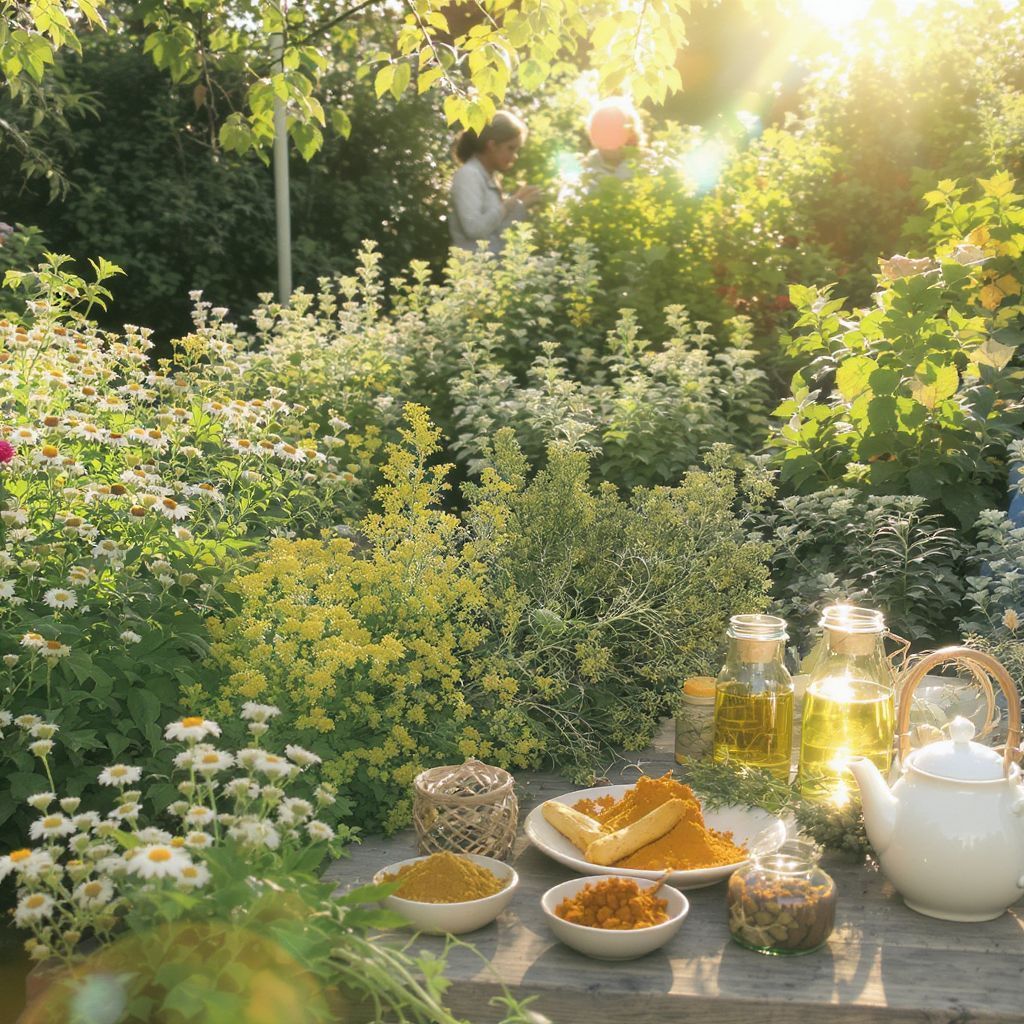 A gyulladáscsökkentő gyógynövények erősítik az immunválaszt.