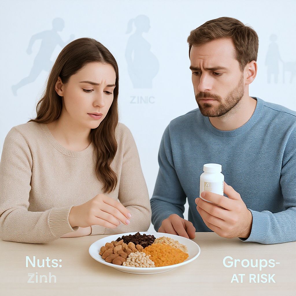 Vegetáriánusok és vegánok fokozottan cinkhiányosak lehetnek.