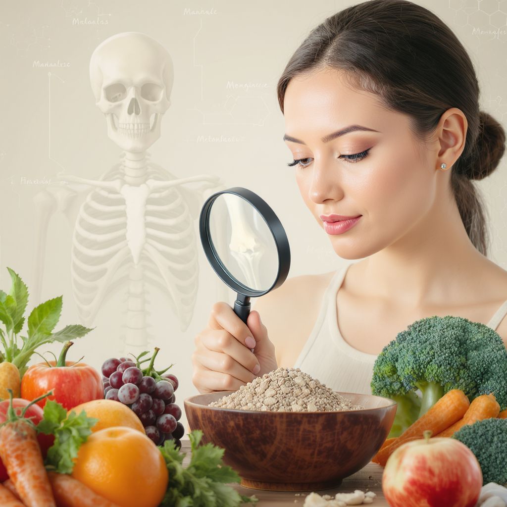 A mangán fontos szerepet játszik a csontok egészségében.